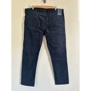 Gap Corduroy Pants Men's 40x32 Black  5 Pocket Pinwale Slim Fit Casual NWTC-15